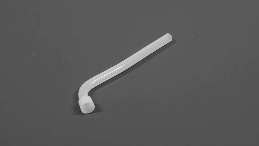 Schweißteil Formschlauch T62 4x6mm mit angeschweißtem Spezialflansch